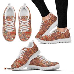 Aboriginal Koala Kangaroo Patterns Indigenous Dot Ver02 Sneakers
