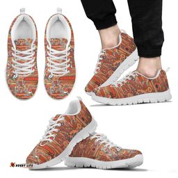 Aboriginal Koala Kangaroo Patterns Indigenous Dot Ver02 Sneakers