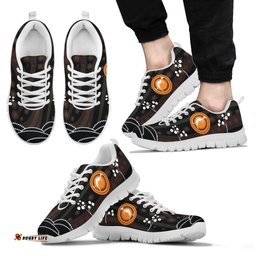Aboriginal Kangaroo Circle Dot Painting Flowers 02 Sneakers