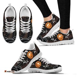 Aboriginal Kangaroo Circle Dot Painting Flowers 02 Sneakers