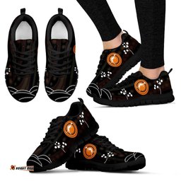 Aboriginal Kangaroo Circle Dot Painting Flowers 02 Sneakers