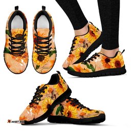Floral Sunflowers Painting Unisex Sneakers