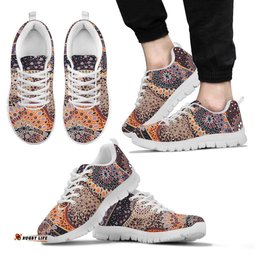 Aboriginal Indigenous Circle Dot Painting Sneakers