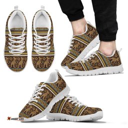 Aboriginal Kangaroo Symbol Indigenous Patterns Sneakers