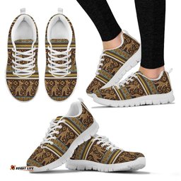 Aboriginal Kangaroo Symbol Indigenous Patterns Sneakers