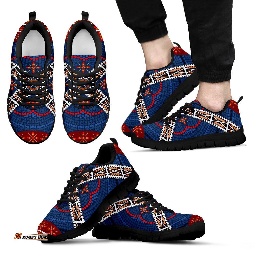 Aboriginal Indigenous Dot Painting Sneakers
