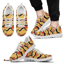 Aboriginal Indigenous Dot Painting Line Art 13 Sneakers