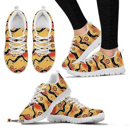 Aboriginal Indigenous Dot Painting Line Art 13 Sneakers