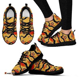 Aboriginal Indigenous Dot Painting Line Art 13 Sneakers