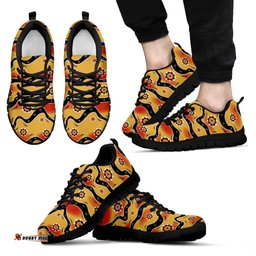 Aboriginal Indigenous Dot Painting Line Art 13 Sneakers