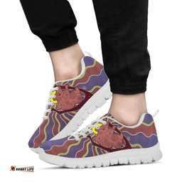 Aboriginal Koala Family Patterns Sun Dot Painting Sneakers