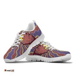 Aboriginal Koala Family Patterns Sun Dot Painting Sneakers