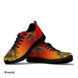 Aboriginal Circle Pattern Sneakers