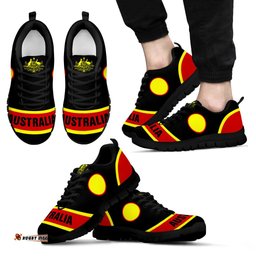 Aboriginal Australian Coat Of Arms Indigenous Flag Color Sneakers