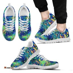 Opal Color Art Unisex Sneakers