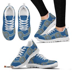 Aboriginal Indigenous Dot Painting Circle 09 Sneakers