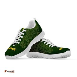 Aboriginal Australian Coat Of Arms Circle Patterns Sneakers