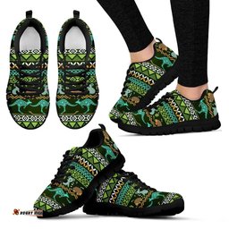 Aboriginal Koala Kangaroo Symbol Indigenous Patterns Sneakers