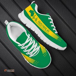 Australian Map Heartbeat National Color Unisex Sneakers