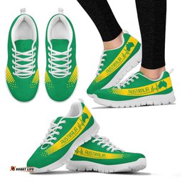 Australian Map Heartbeat National Color Unisex Sneakers