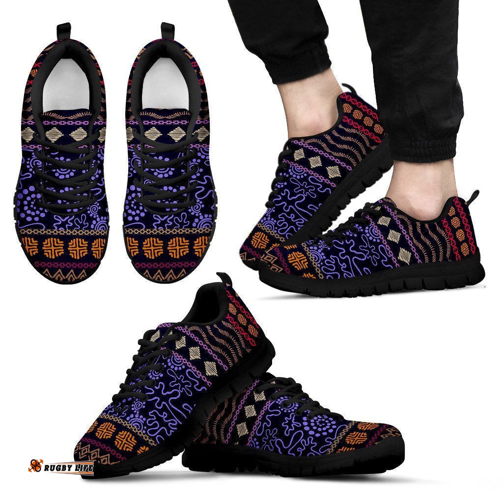 Aboriginal Indigenous Dot Painting 14 Sneakers