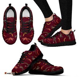Aboriginal Kangaroo Patterns Boomerang Sneakers