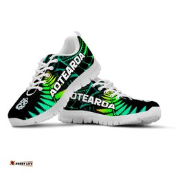 Aotearoa Fern New Zealand Hei Tiki Green Style Sneakers