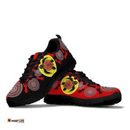 Aboriginal Turtle Footprint Circle Dot Painting Ver 02 Sneakers