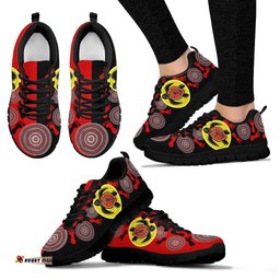 Aboriginal Turtle Footprint Circle Dot Painting Ver 02 Sneakers