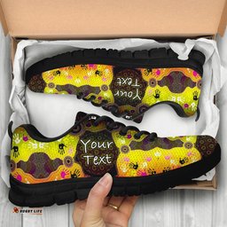 Custom Aboriginal Indigenous Circle Dot Painting Hand Art Sneakers