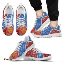 Aboriginal Indigenous Pattens Circle Dot Painting 10 Sneakers