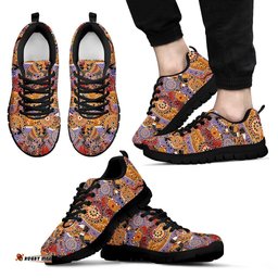 Aboriginal Koala Kangaroo Patterns Bohemian Style Sneakers