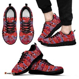 Aboriginal Koala Kangaroo Patterns Bohemian Style Sneakers