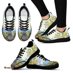 Koala Mimosa Flower Unisex Sneakers