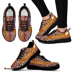 Aboriginal Kangaroo Heartbeat Koala Kookaburra Patterns Sneakers