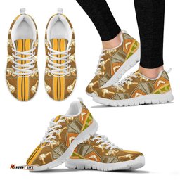 Aboriginal Emu Boomerang Patterns Sneakers