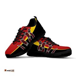Aboriginal Snake Dot Painting Aboriginal Color Sneakers