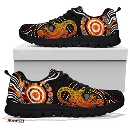 Aboriginal Lizard Sunshine Sneakers
