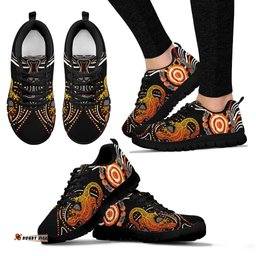 Aboriginal Lizard Sunshine Sneakers