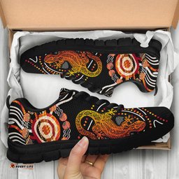 Aboriginal Lizard Sunshine Sneakers
