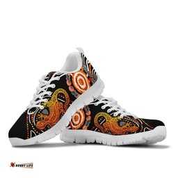 Aboriginal Lizard Sunshine Sneakers