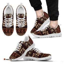 Aboriginal Lizard Patterns Indigenous Dot Painting 12 Sneakers