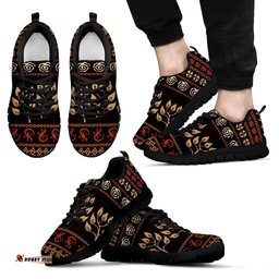 Aboriginal Lizard Patterns Indigenous Dot Painting 12 Sneakers