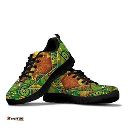 Aboriginal Australia Koala Indigenous Patterns Sneakers