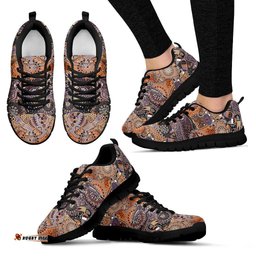 Aboriginal Koala Patterns Kangaroo Kookaburra Bohemian Style Sneakers