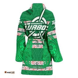Manawatu Turbos Women Bath Robe Maori Vibes A31