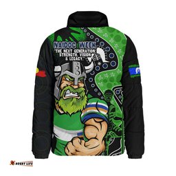 Canberra Raiders NAIDOC Indigenous Warrior Spirit Padded Jacket