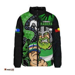Canberra Raiders NAIDOC Indigenous Warrior Spirit Padded Jacket