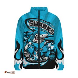 Cronulla Sutherland Sharks Premiership Series Sports Gear Padded Jacket