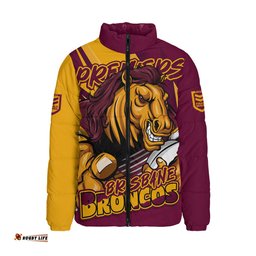 Brisbane Broncos Chasing Victory 2025 Final Series Pride Padded Jacket